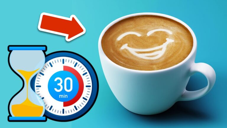 Scopri perché bere caffè in 30 minuti migliora la tua giornata!