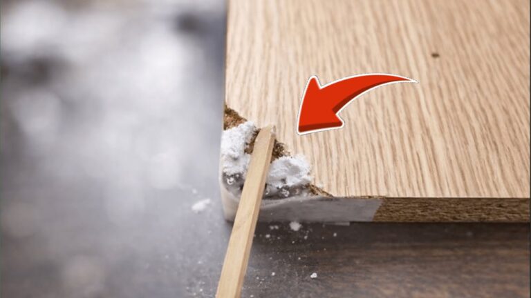 5 semplici trucchi per riparare bordi di legno scheggiati come nuovi!