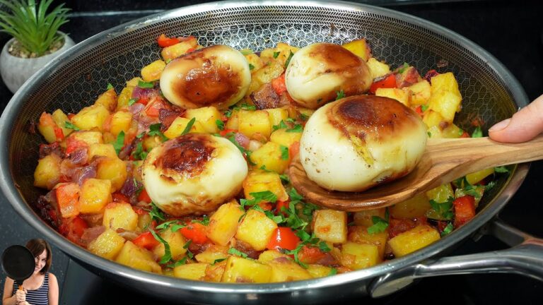 3 idee facili per un delizioso piatto con 3 patate e 4 uova!