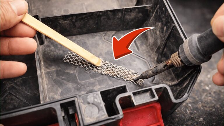 Scopri 5 modi sorprendenti per riparare la plastica con la rete metallica!