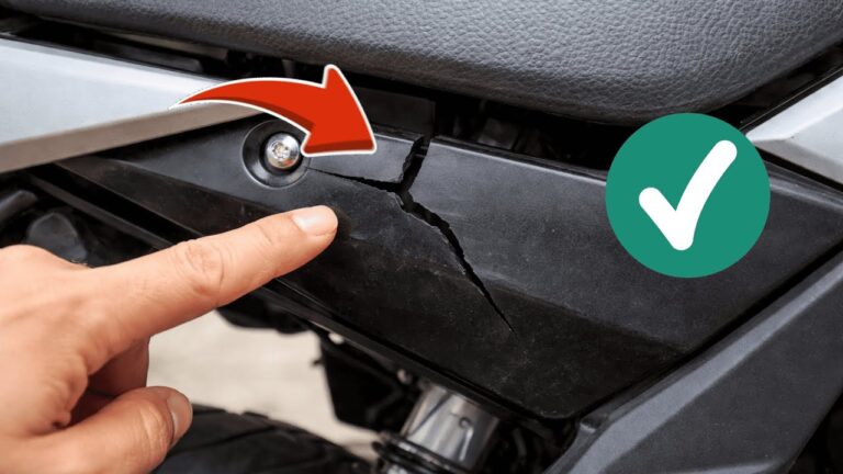 5 trucchi infallibili per riparare la plastica rotta della moto
