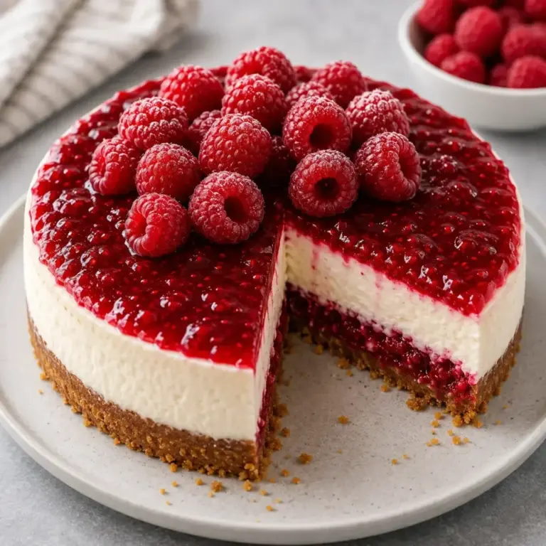 Cheesecake alle Lamponi: il Dessert Cremoso e Fruttato che Stupisce Sempre