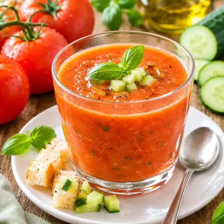 Gaspacho di Pomodoro e Cetriolo: la Zuppa Fresca e Leggera dell’Estate