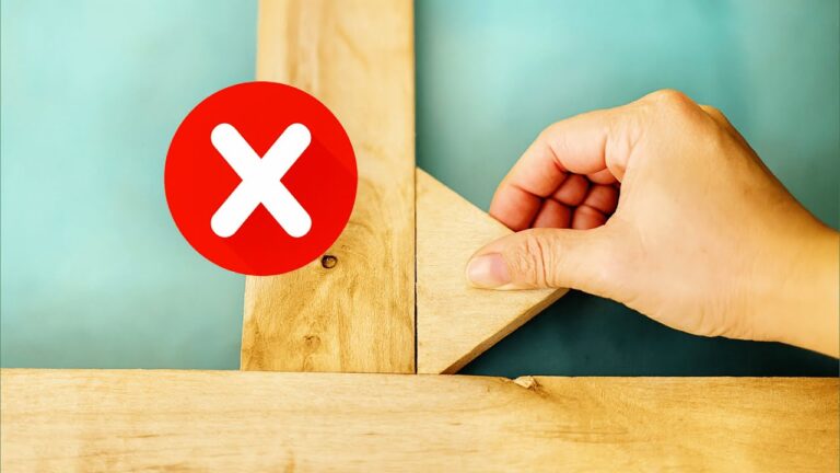 5 errori da evitare nella giunzione del legno per un fai-da-te perfetto!