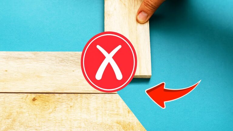 5 Errori di Falegnameria da Evitare per Progetti DIY di Successo