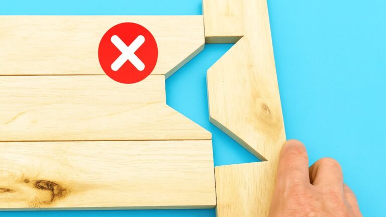 I 7 peggiori giunti in legno da evitare nella falegnameria! Scopri di più!