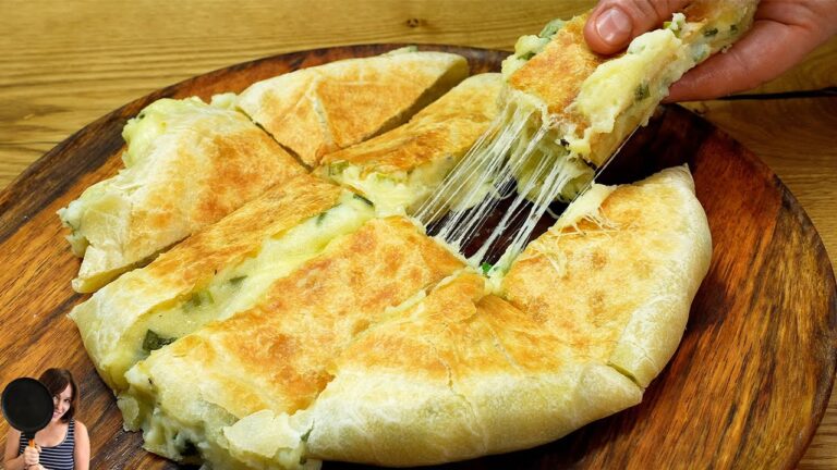 3 Ingredienti per un delizioso Pane di Patate e Formaggio senza forno!