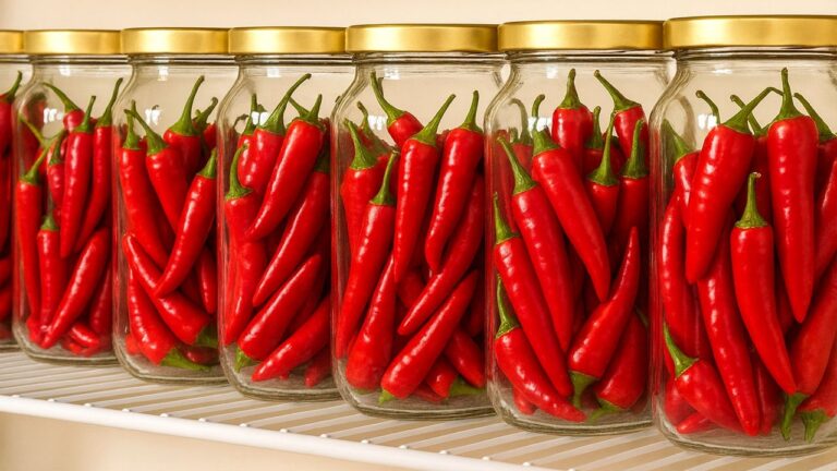 Conserva i peperoncini per 3 anni: ecco come senza freezer!