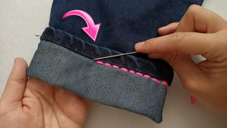 5 Trucchi per Rifinire i Jeans Senza Tagliare l’Orlo Originale!