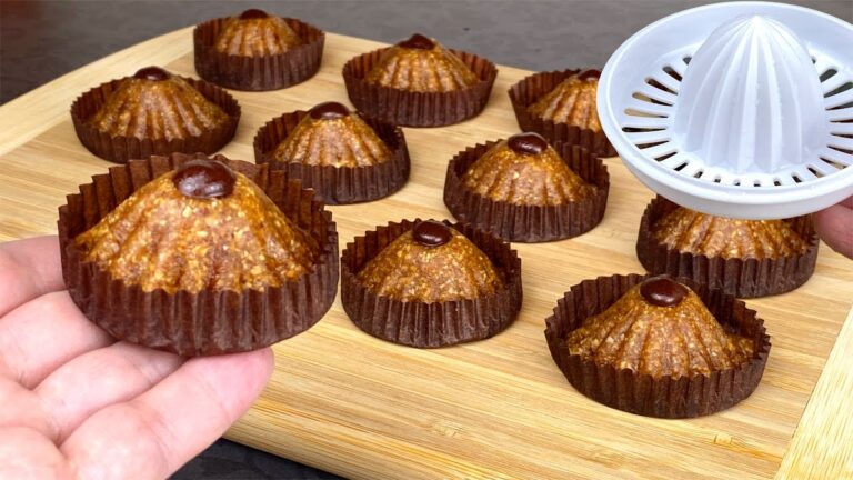 Dessert goloso con solo 3 ingredienti: niente zucchero e senza forno!