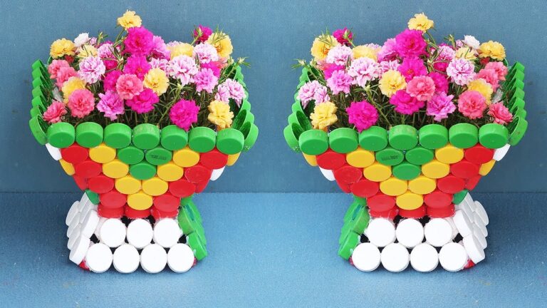 5 idee per creare fioriere con tappi di plastica riciclati nel tuo giardino