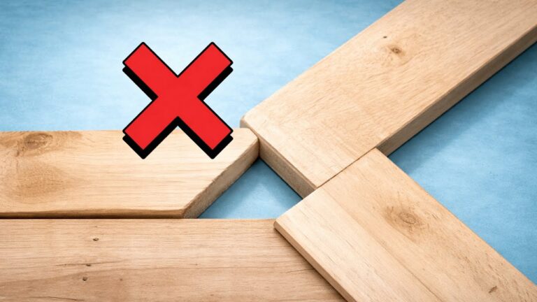 5 Motivi per cui questo Giunto in Legno Fallisce e Come Evitarli