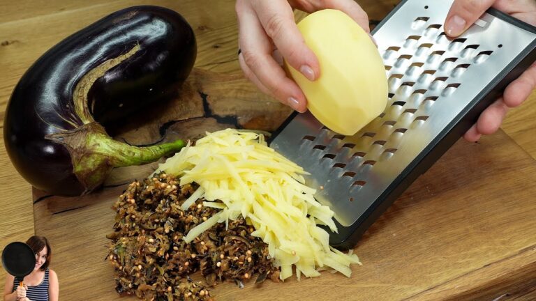 Scopri 1 ricetta di patate e melanzane più gustosa della carne!