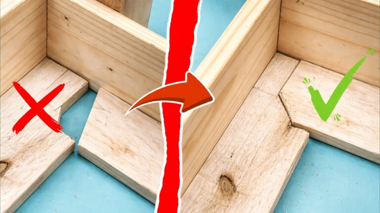 5 Passaggi per Trasformare Giunzioni di Legno Imperfette in Perfette!