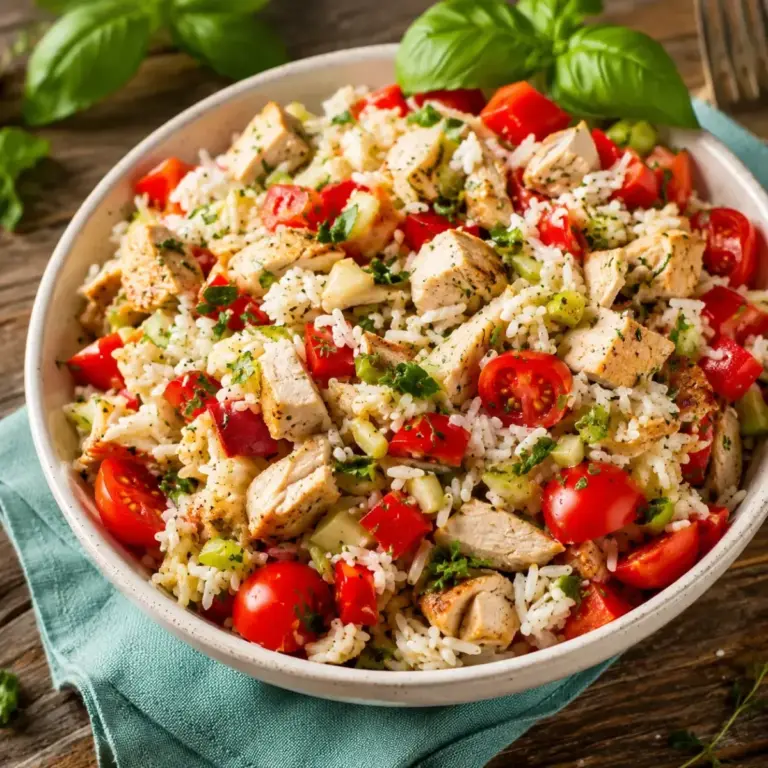 Insalata di Riso con Pollo: La Ricetta Fresca e Gustosa da Provare