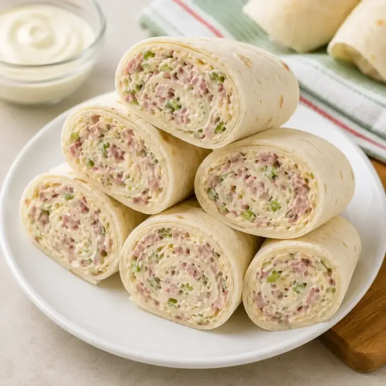 Wraps di Prosciutto e Formaggio Fresco: L’Antipasto Facile e Delizioso